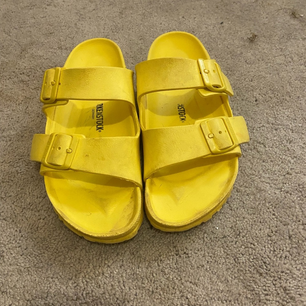 Yellow Birkenstocks